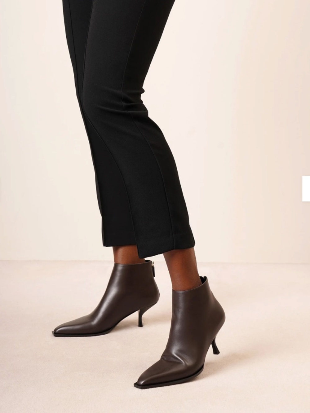 THE ROW Coco dark brown leather boots - Picture 15 of 15